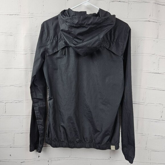 Bench Lightweight Jacket Coat Full Zip Mens S Black Hooded Pockets Packable - Picture 11 of 14